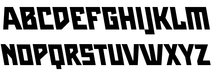 Maiers Neue Nr.8 Reduced Black Slanted Font OTHER CHARS