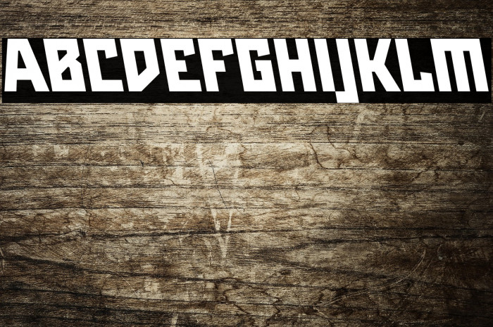 Maiers Neue Nr.8 Reduced Black Slanted Example 1