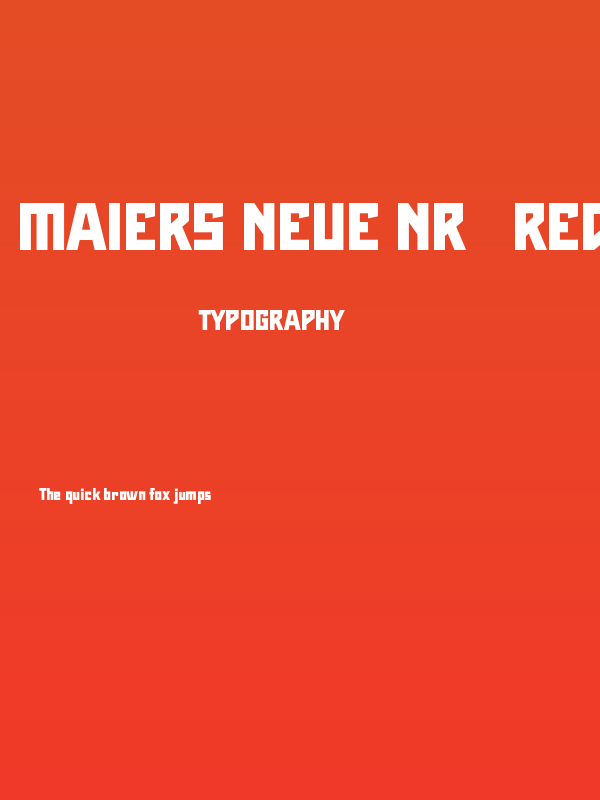 Maiers Neue Nr.8 Reduced Black Poster