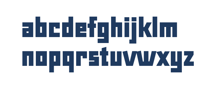 Maiers Neue Nr.8 Reduced Black Lowercase