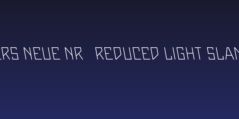 Maiers Neue Nr.8 Reduced Light Slanted Social Header