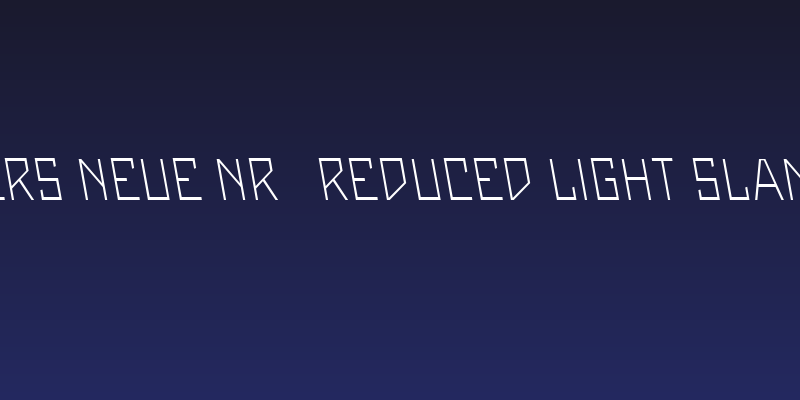 Maiers Neue Nr.8 Reduced Light Slanted Social Header