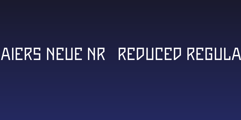 Maiers Neue Nr.8 Reduced Regular Social Header