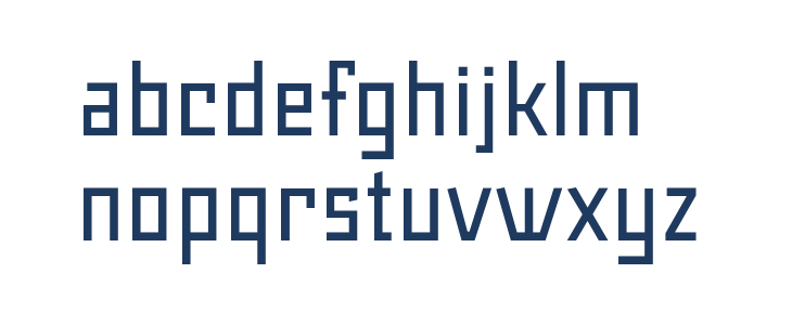 Maiers Neue Nr.8 Reduced Regular Lowercase