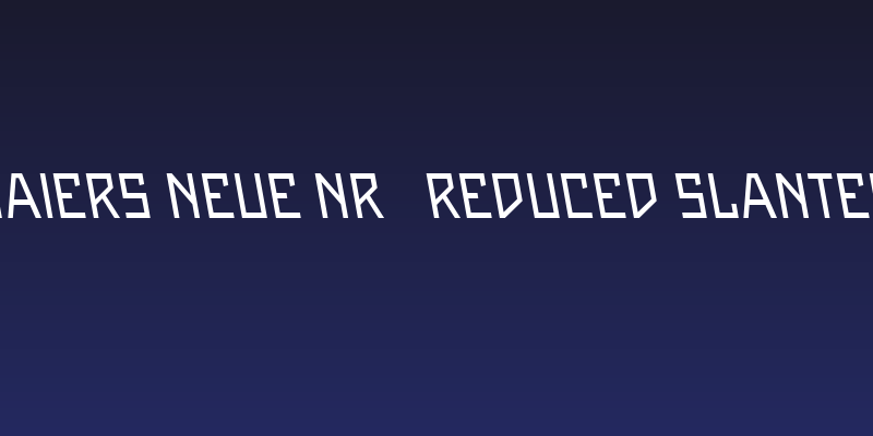 Maiers Neue Nr.8 Reduced Slanted Social Header