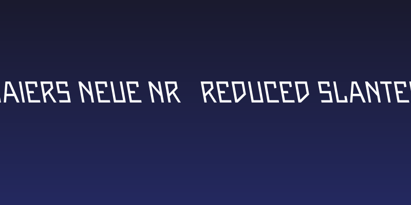 Maiers Neue Nr.8 Reduced Slanted Social Header