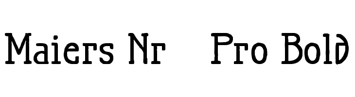 Maiers Nr21 Pro Bold  Descarca Fonturi Gratis