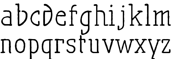 Maiers Nr21 Pro Font LOWERCASE