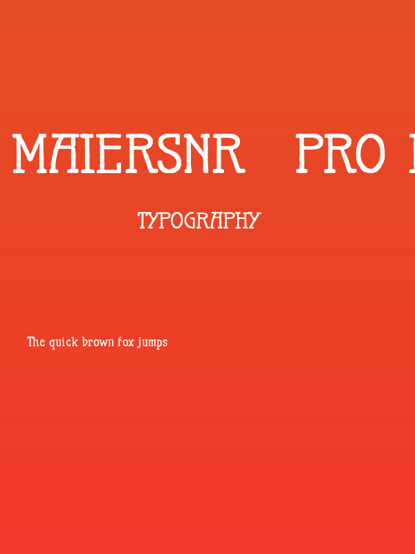 MaiersNr.21Pro-Bold Poster