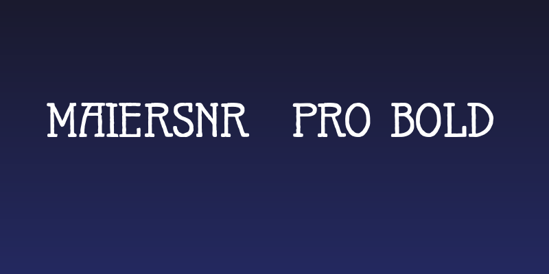 MaiersNr.21Pro-Bold Social Header