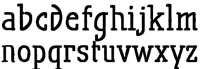 MaiersNr.21Pro-Bold Font LOWERCASE