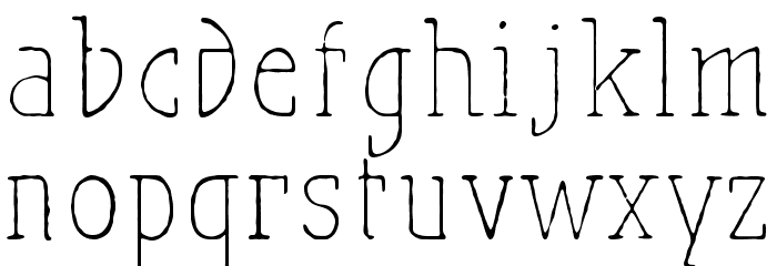 MaiersNr.21Pro-Light Font LOWERCASE