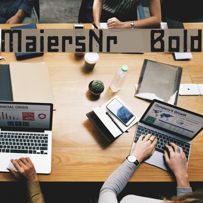 MaiersNr8-Bold Font examples