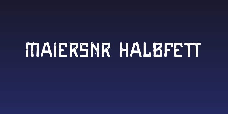 MaiersNr8-Halbfett Social Header