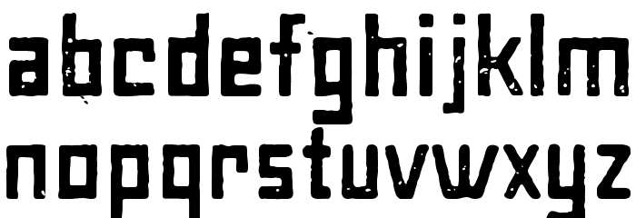 MaiersNr8-Halbfett Font LOWERCASE