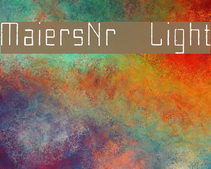 MaiersNr8-Light Example 1