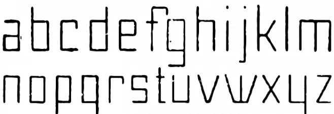 MaiersNr8-Light Font Litere mici