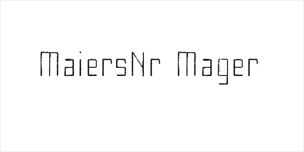 MaiersNr8-Mager Logo