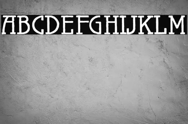 MaiersNr.Reduced-Bold Font examples