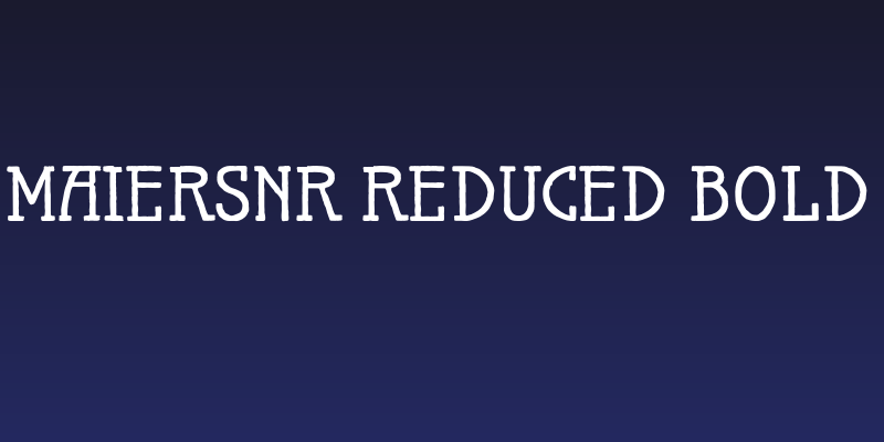 MaiersNr.Reduced-Bold Social Header