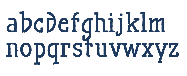 MaiersNr.Reduced-Bold Lowercase