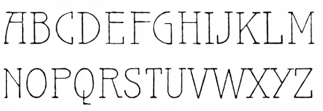 MaiersNr.Reduced-Light フォント 大文字