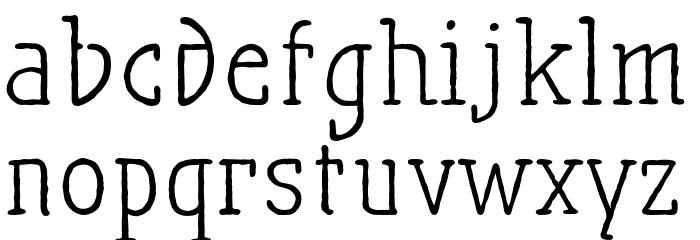 MaiersNr.Reduced Font LOWERCASE