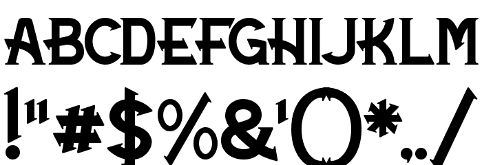 Maigreds Font OTHER CHARS