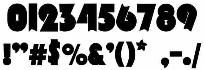 Maikel Шрифта ДРУГИЕ символов