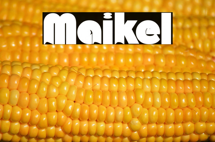 Maikel Шрифта examples