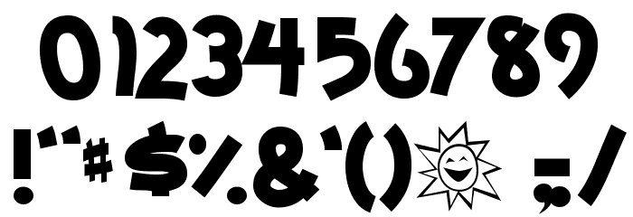 Mail Ray Stuff Font OTHER CHARS