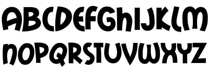 Mail Ray Stuff Font LOWERCASE