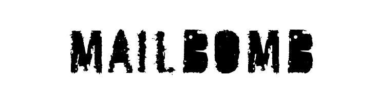 MailBomb  Скачать бесплатные шрифты