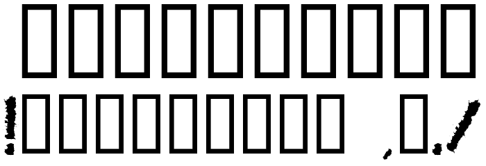 MailBomb Font OTHER CHARS