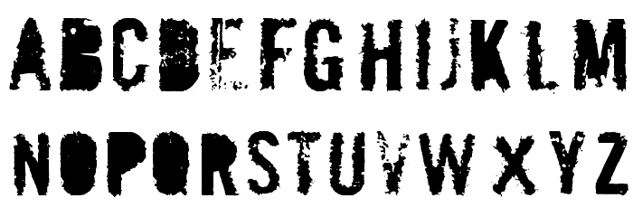 MailBomb Font LOWERCASE
