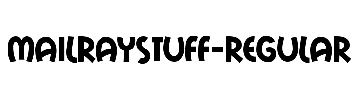 MailRayStuff-Regular  Frei Schriftart Herunterladen
