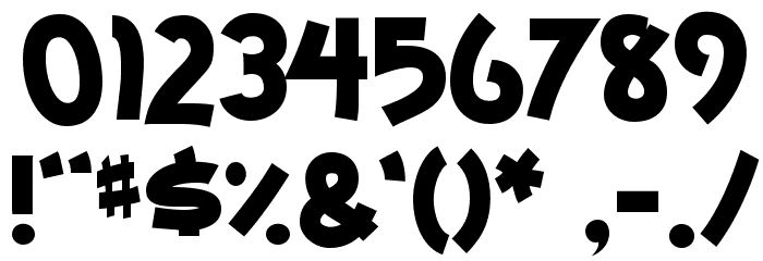 MailRayStuff-Regular フォント その他の文字