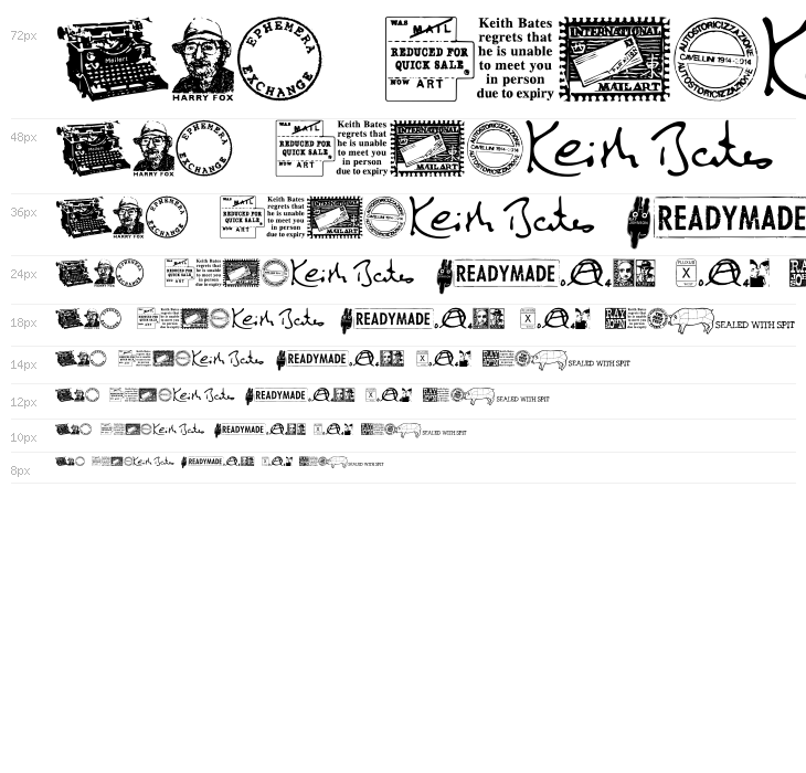 Mailart  Graphics Waterfall