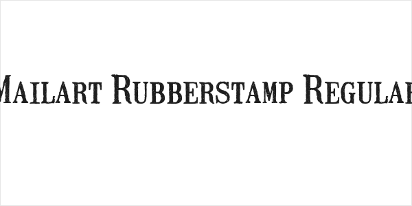 Mailart Rubberstamp Regular Logo