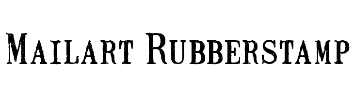 Mailart Rubberstamp  Fuentes Gratis Descargar