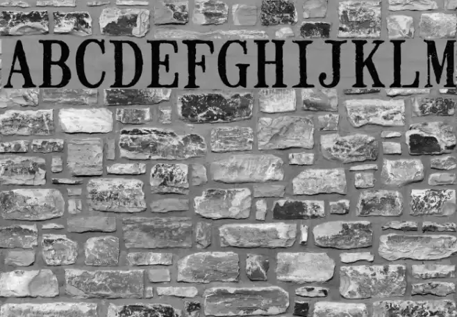 Mailart Rubberstamp Шрифта examples