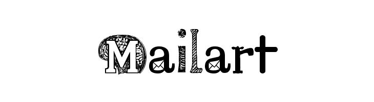 Mailart  Free Fonts Download