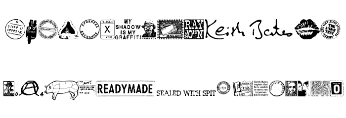 MailartGraphics Font LOWERCASE