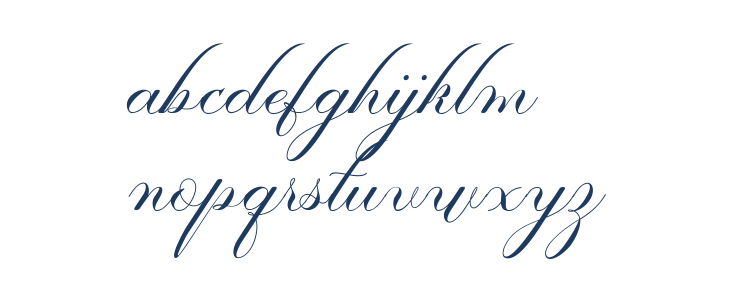 MailavaPersonalUseOnly-Regular Lowercase