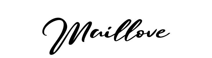 Maillove  Frei Schriftart Herunterladen