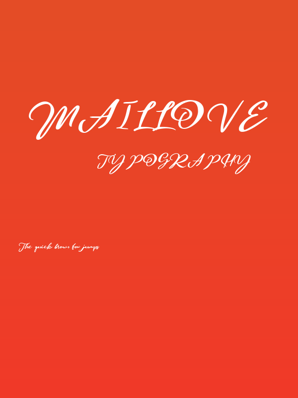Maillove Poster