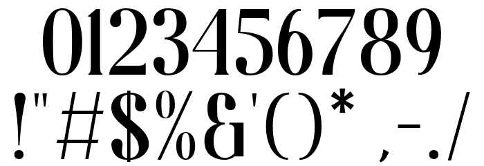 Mailvien Regular Font OTHER CHARS