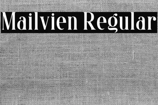 Mailvien Regular Example 1