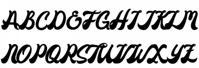 Maimoonde Schriftart Groß