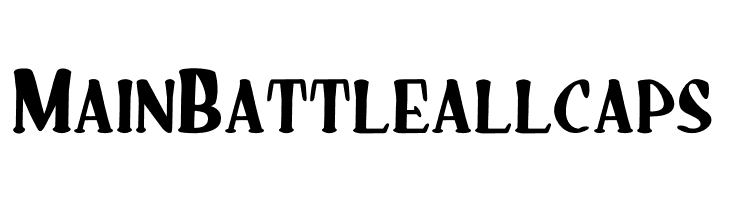 Main Battle all caps  font caratteri gratis